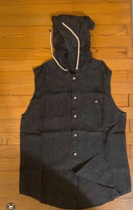 Linen Sweatshirt in Gray Color