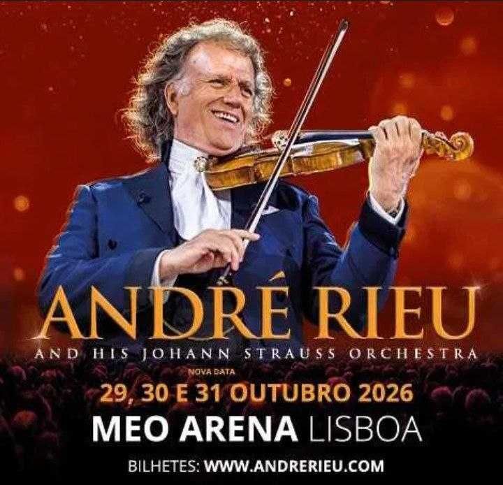 Vendo 2 Bilhetes André Rieu (Dia 30/10)