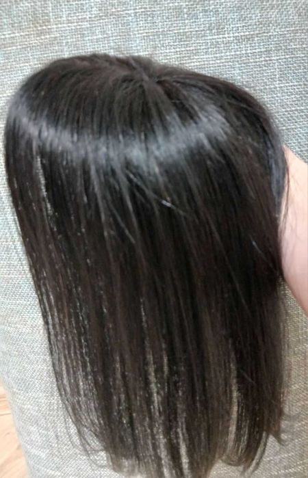 Накладка на макушку (топпер) натуральне волосся 30 см-550 і 25 см-400