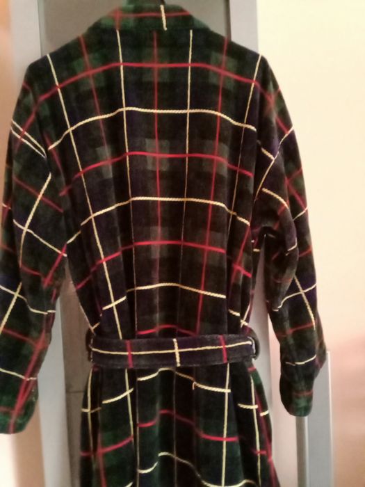 Szlafrok męski kratka,rozm.48/50