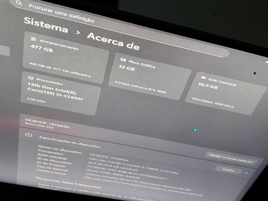 PC gamer a venda