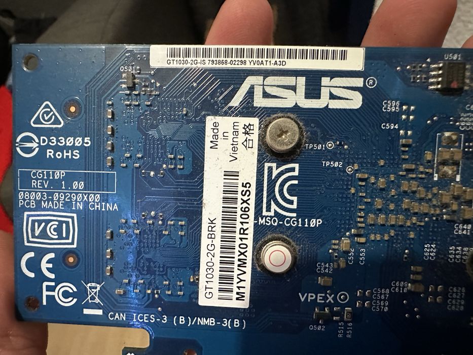 Placa Gráfica ASUS NVIDIA GeForce GT 1030 2GB GDDR5