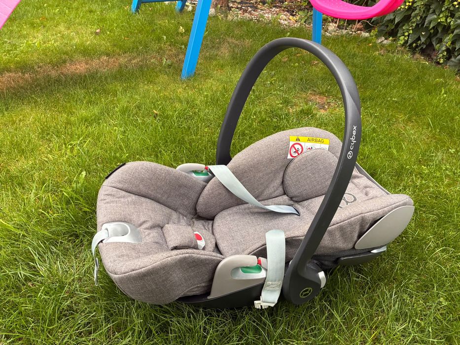 Fotelik Cybex Cloud Z2 i-Size Plus Soho Grey  + śpiworek