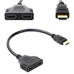 Rozdzielacz Adapter HDMI NA 2 Porty FULLHD