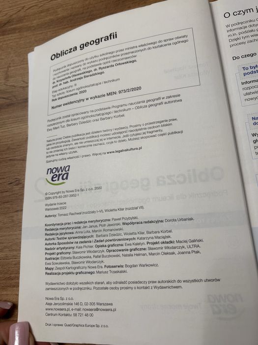 Oblicza geografii 2 poziom rozszerzony