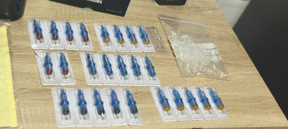 Kit Tatuagem máquina Dragonhawk + bateria como novo.