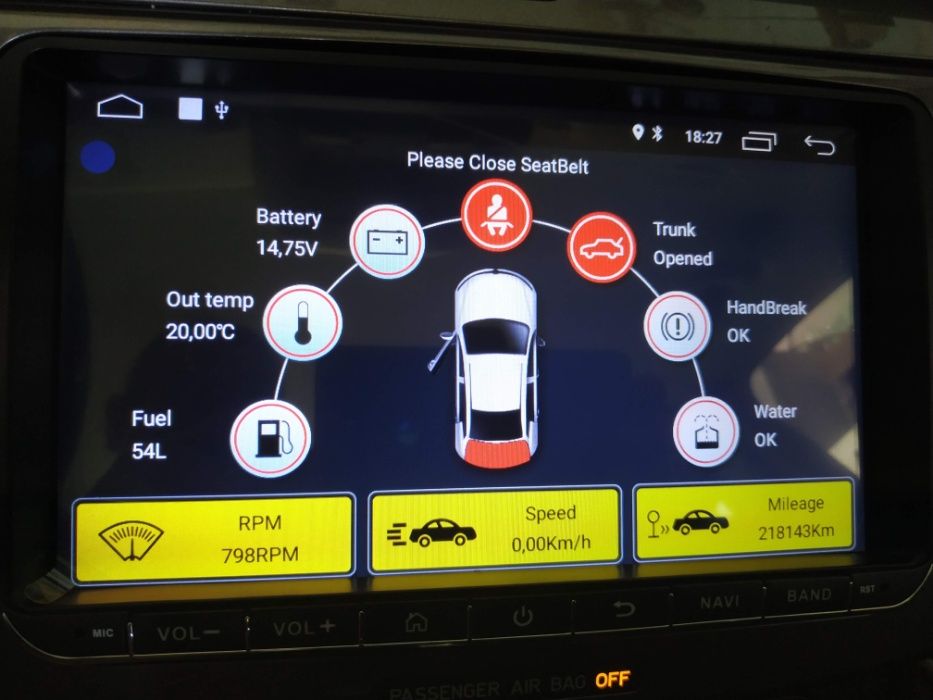 МАГНІТОЛА 9 дюймів для VW пасат b6 b7 passat caddy t5 Tiguan Touran Go