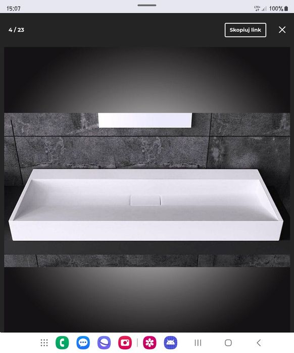 Umywalka konglomerat 90 cm