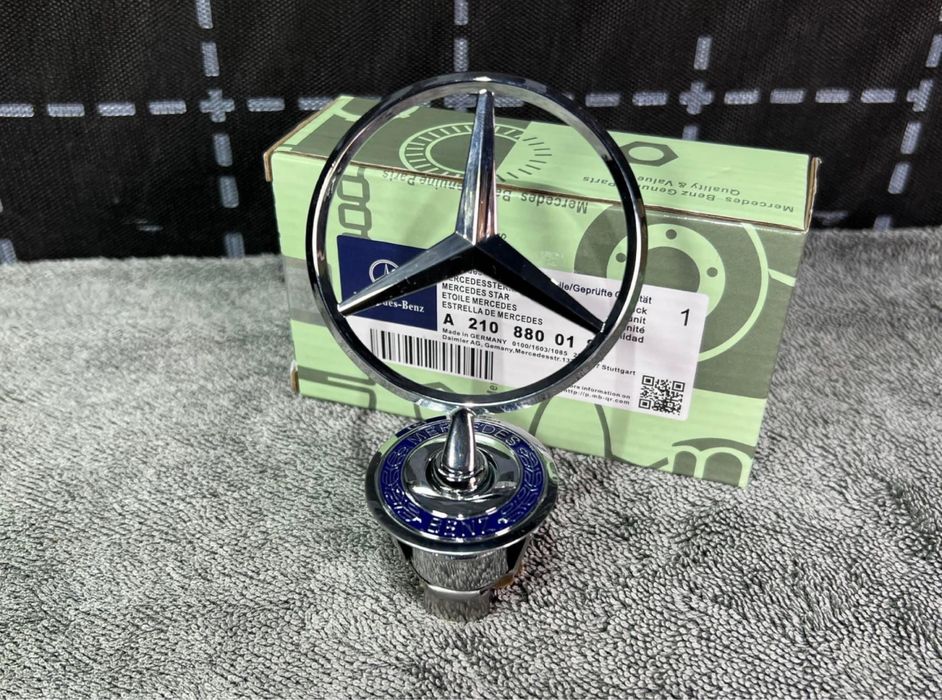 Емблема приціл Mercedes значок в капот Мерседес W210 W211 W220 W203