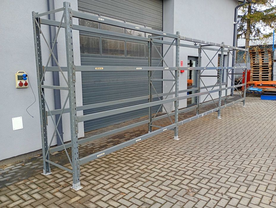 Regał do garażu kontenerowy magazynowy hala garaż półkowy  200x60cm