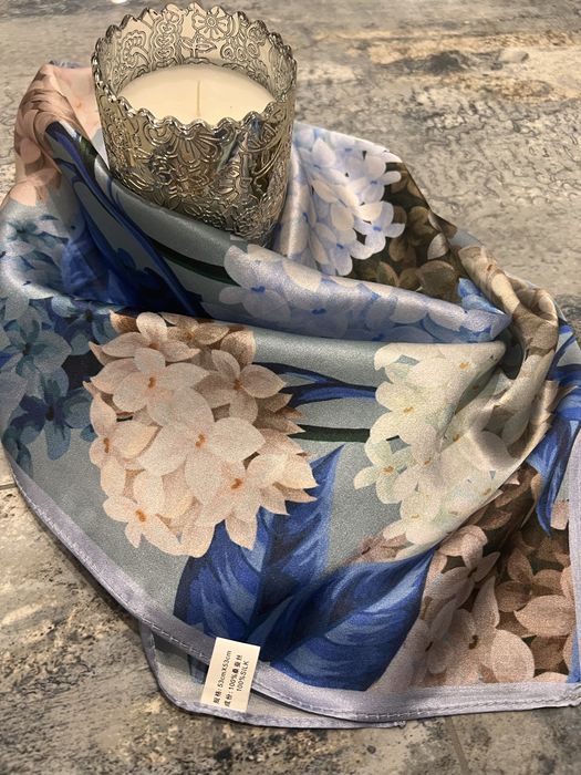 Apaszka jedwabna Silk 100% rozmiar 53x53 cm