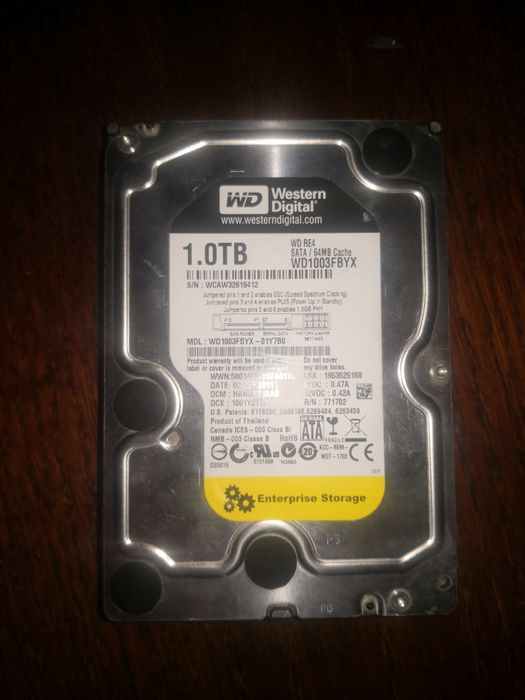Жорсткий диск 3.5" 1TB WD