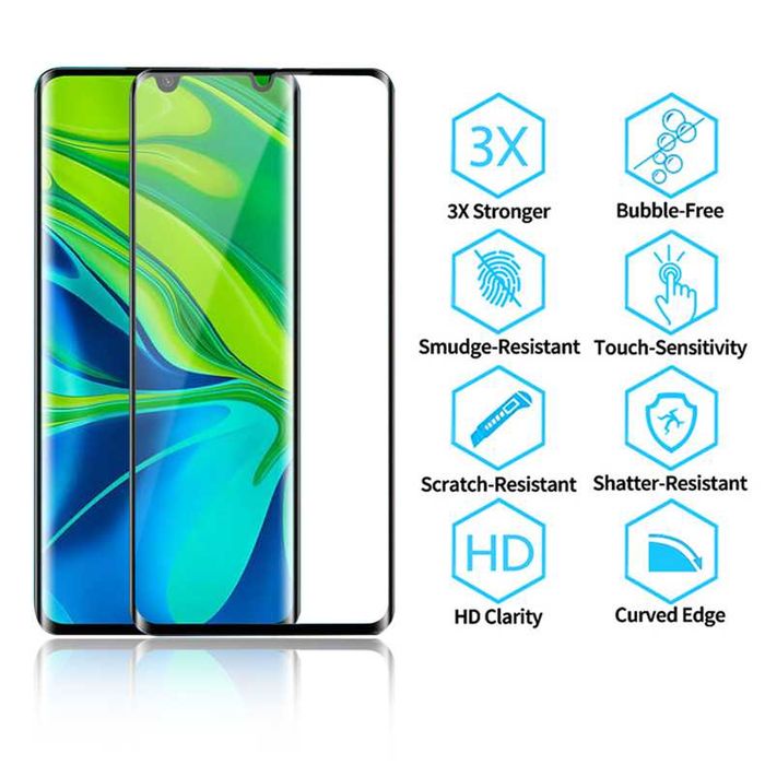 Защитное стекло 3д Xiaomi Mi note 10 11 12x lite опт