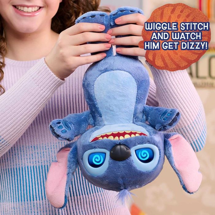 Інтерактивна іграшка Стіч Disney Stitch Just Play, 34 см з LCD очима