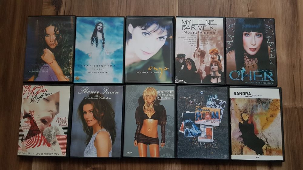DVD музыка, Williams, Gabriel, STYX, The DOORS, MUSE, Sting и др