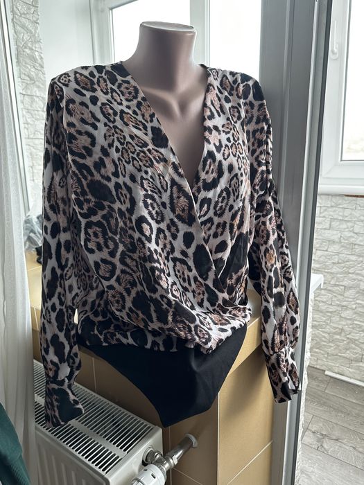 Блуза boohoo леопард