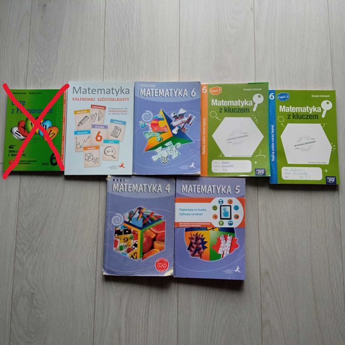 Książki do matematyki dla szkoły podstawowej