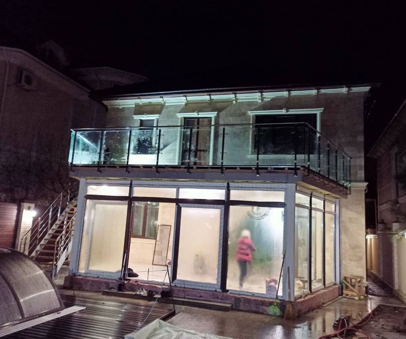 Стеклянные ограждения | Террасы, лестницы, балконы | Мегадом Одесса