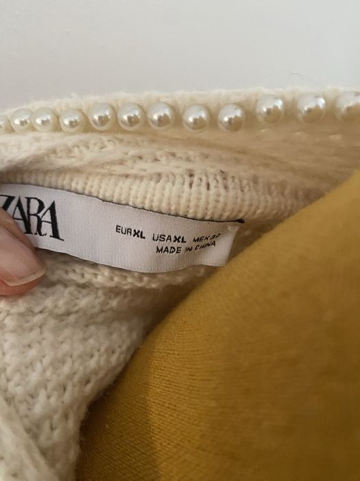 Casaco zara com perolas
