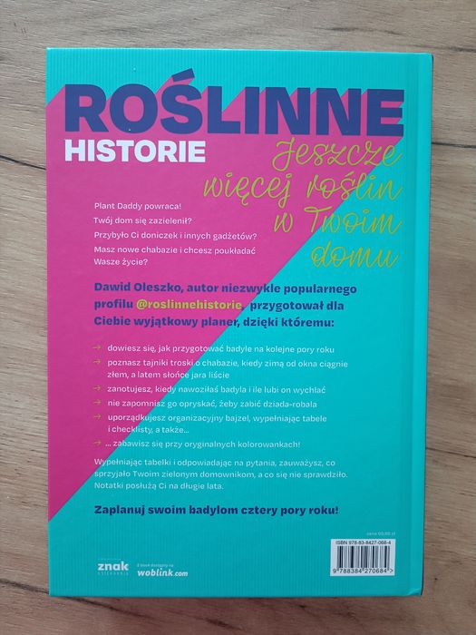 "Roślinne historie planer" Dawid Oleszko
