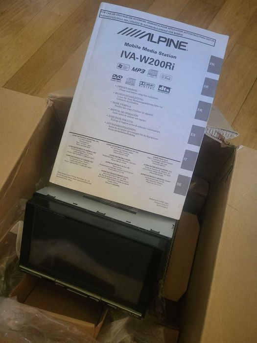 Alpine IVA-W200Ri 2DIN мультимедійна автомагнітола + коробка, інструкція