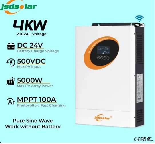 Гібридний інвертор JSDSOLAR J4000E 4kW 24V WiFi
