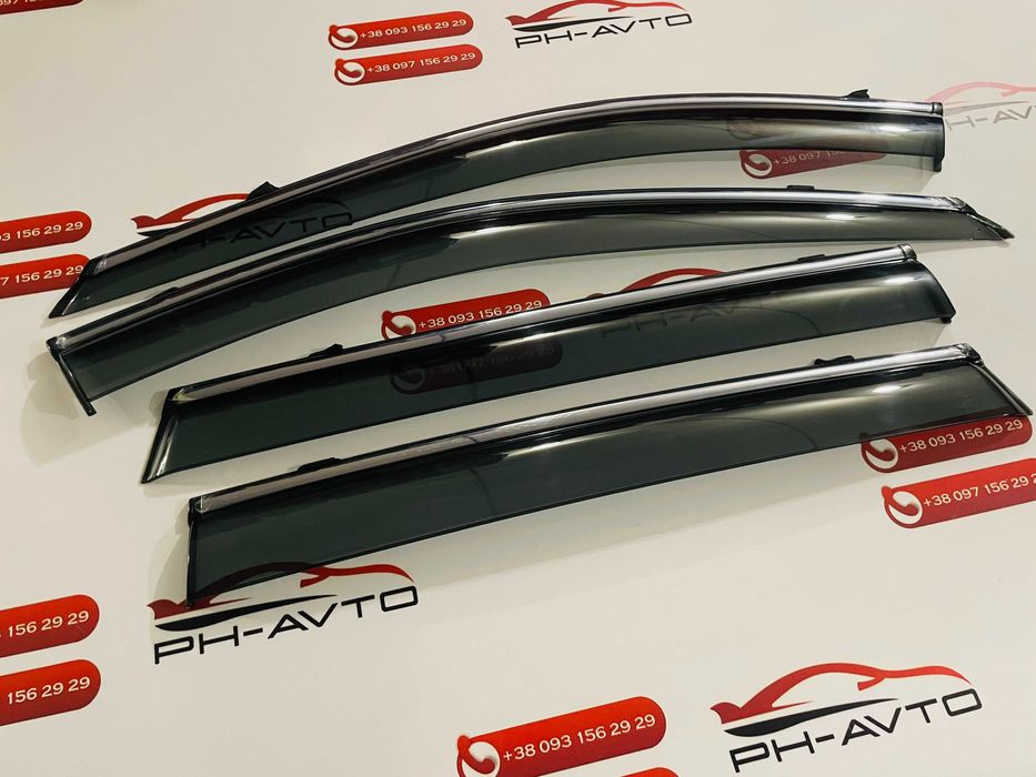 Nissan Qashqai J10 2007-2013 вітровики ветровики дефлектори на вікна