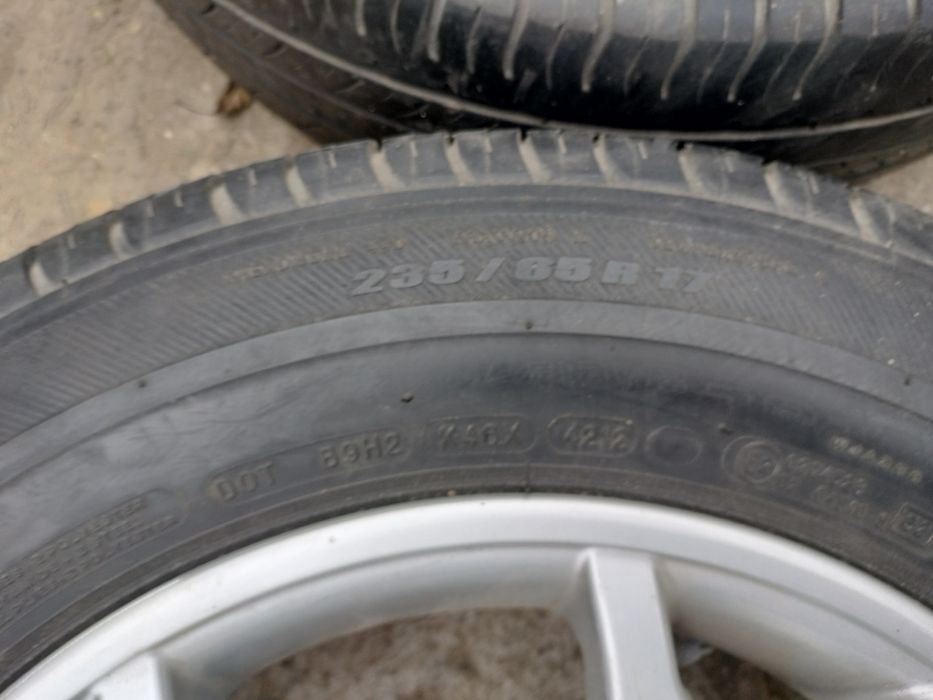 Alufelgi z oponami 5x120r17