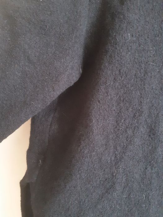 Szara narzutka bolerko damska 100% wełna merino ANCORA rozmiar XL