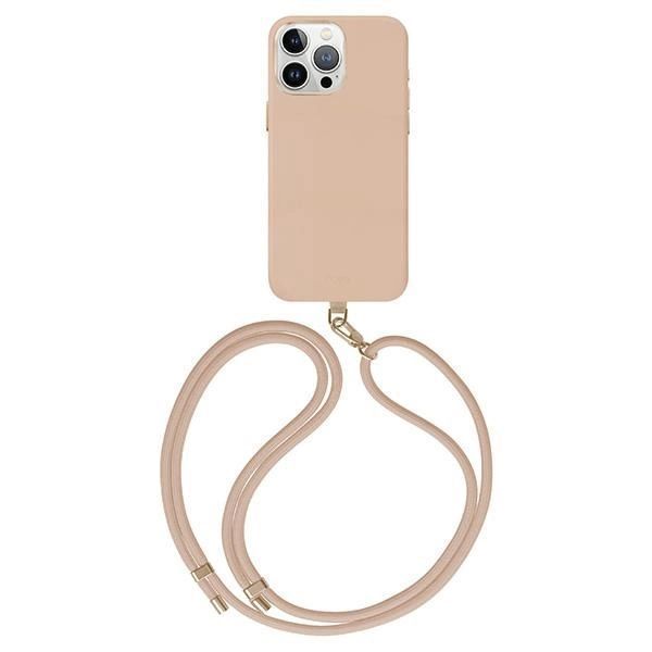 Etui UNIQ Coehl Muse Magnetic Charging do iPhone 15 Pro Max - beżowe