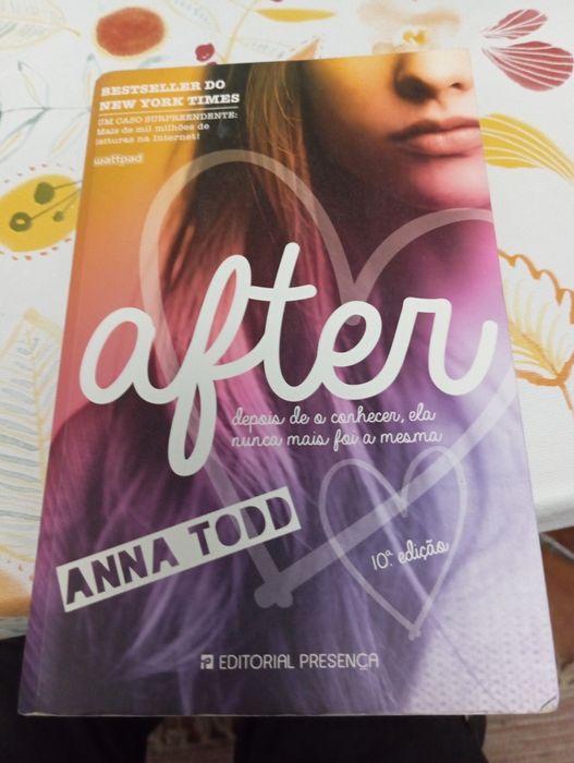 Vendo livro. After Depois de a conhecer ela nunca mais foi a mesma