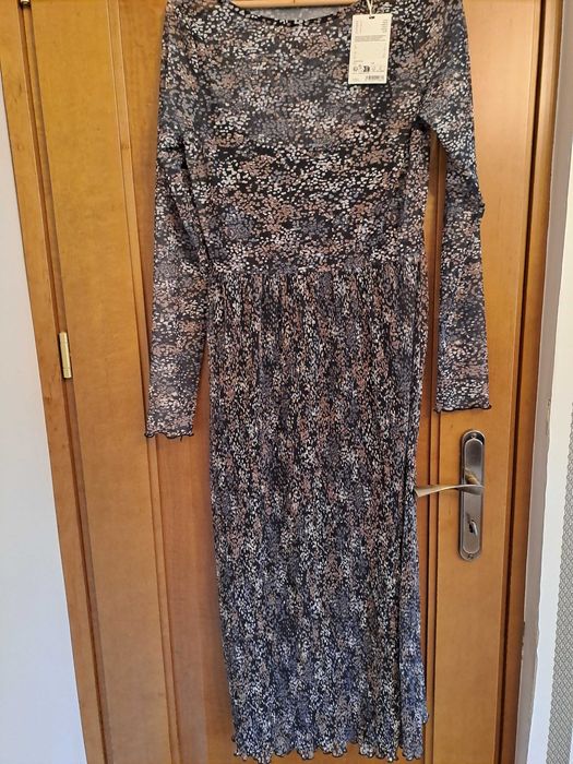 Sukienka maxi plisowana ESPRIT L