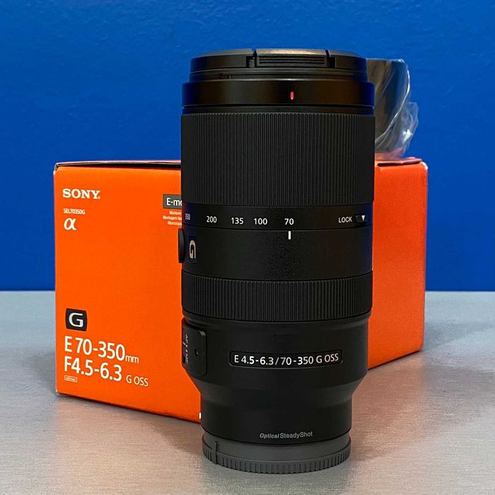 Sony E 70-350mm f/4.5-6.3 G OSS (NOVA - 3 ANOS DE GARANTIA)