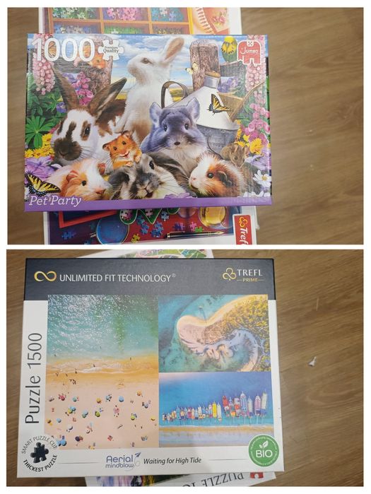 Puzzle 1000, 1500, 2000, 3000 elementów