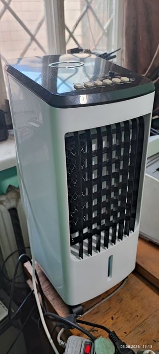 Портативний мобільний охолоджувач і зволожувач Air cooler  Gold diamond