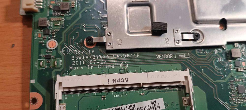 Motherboard Acer DA0ZR6MB6E0 Rev E.