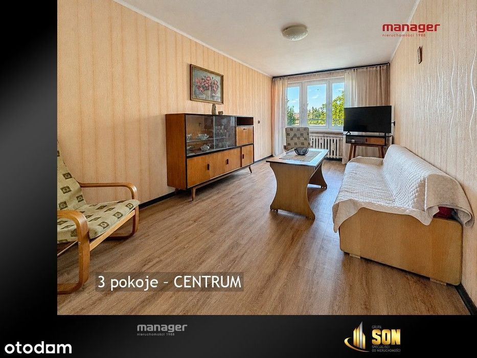 3 pokoje – Centrum