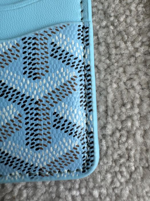 Carteira azul ciano Goyard nova
