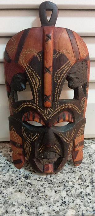 Máscara africana 22 cm