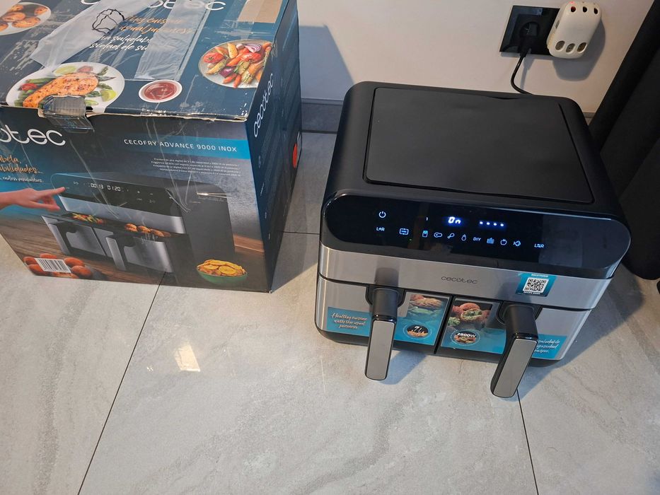 Cecotec 9L cyfrowa frytkownica Air Fryer Cecofry Advance 9000 Inox