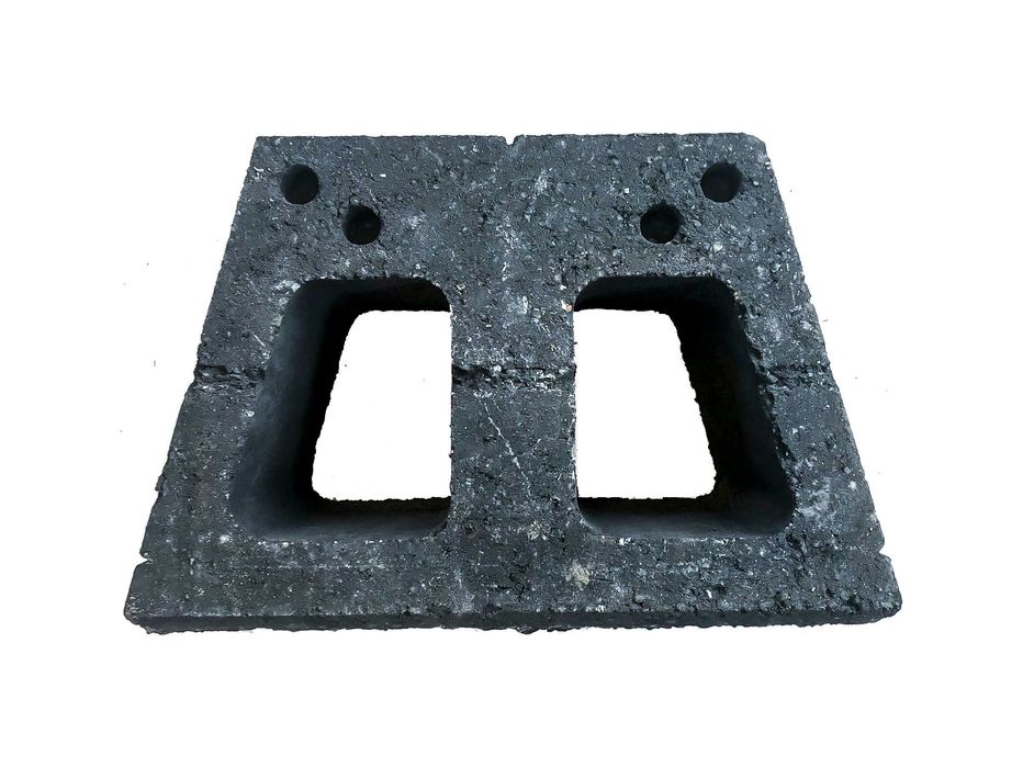 Pustak oporowy skarpowy mur ogrodowy prosty łupany biały