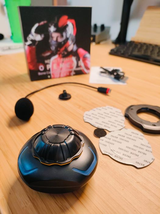 Zestaw Bluetooth do kasku, przewodnictwo kostne