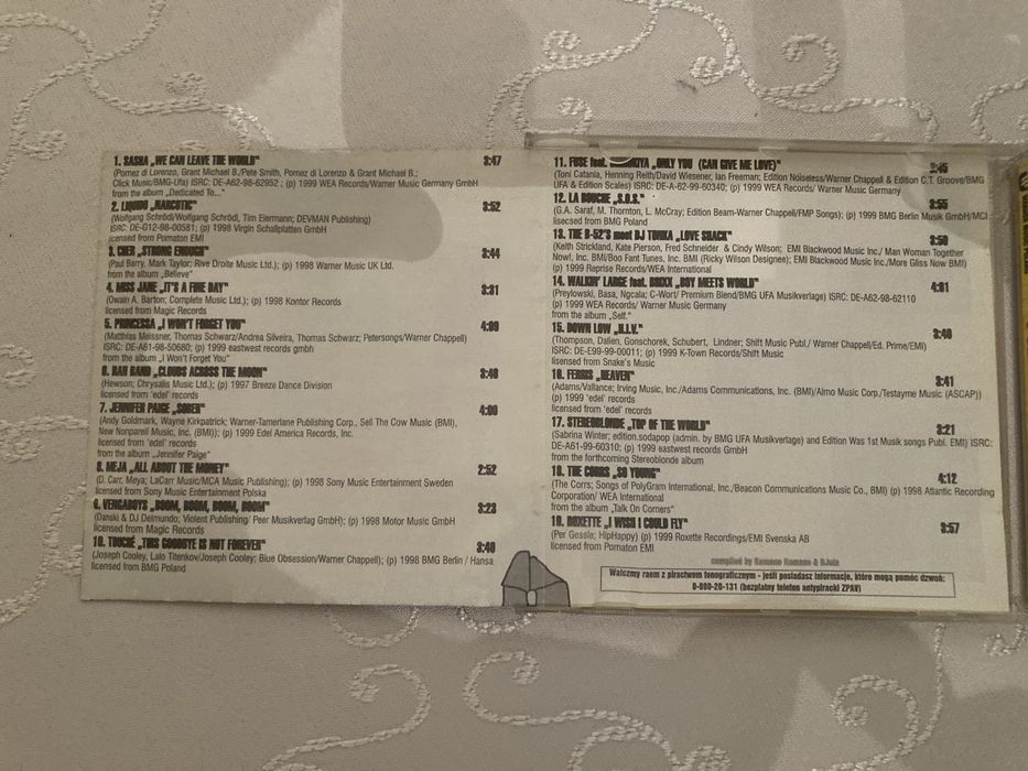 Płyta Cd Pop Top 3 Składanki Lata 90 Klasyka Oryginalna