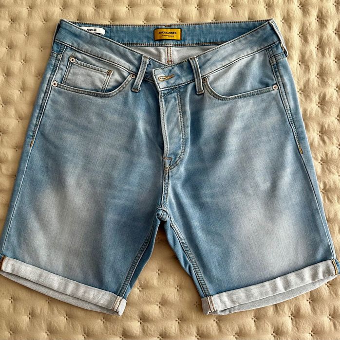 Calção de ganga clara - JACK & JONES