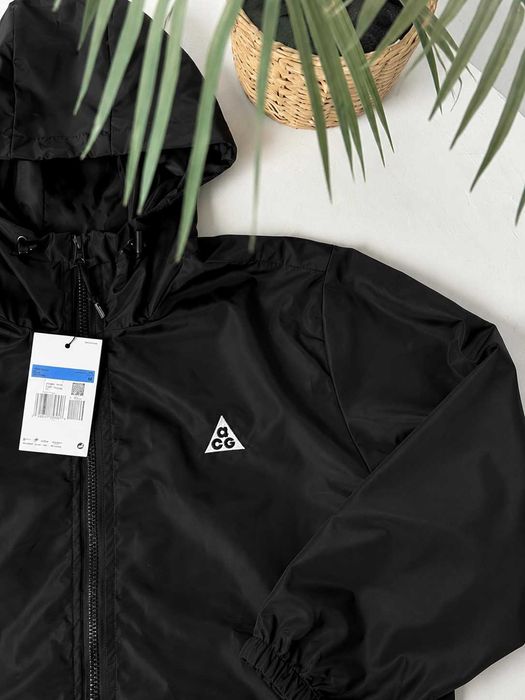 Вишитий Логотип • Черная Ветровка Найк Асг • Куртка Nike Acg GoreTex • XS-XXL