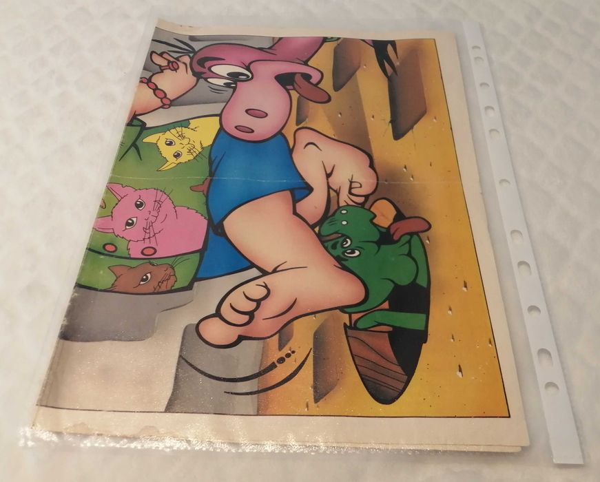 Plakat Fred Flinstone, 28,5cm x 40,5cm (Kolekcje. Plakaty)