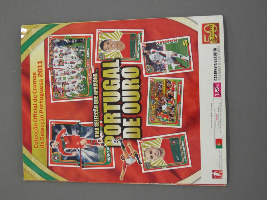 Caderneta Panini Portugal de Ouro 2011 Completa
