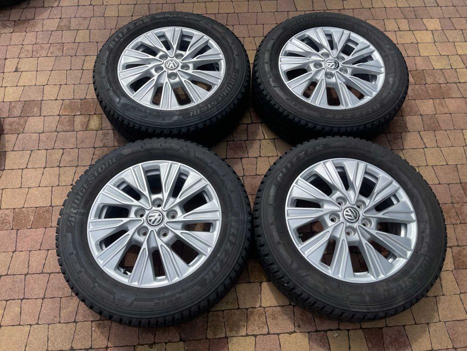4163. Alufelgi 17" koła zimowe Vw Transporter T7 Multivan oryginalne 5x120 ET60 215/60/17C 9mm 2024r
