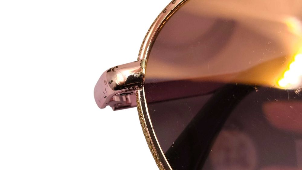 Óculos de Sol Guess Redondos Ouro Rosa + Estojo Original