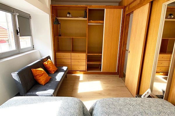 Aluguer temporário apartamento T1, 1º andar, praia Espinho
